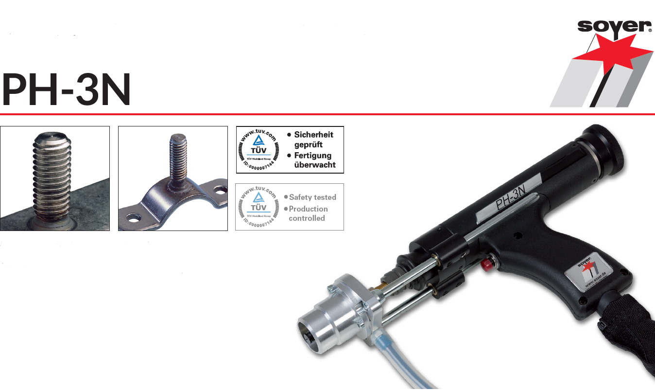 德国Soyer(索亚)螺柱焊机PH-3N 德国Soyer(索亚)螺柱焊机PH-3N